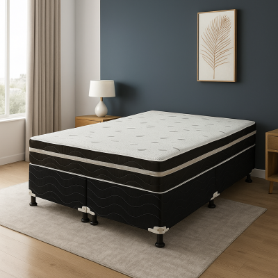 CONJUNTO BOX QUEEN SIZE BREEZE POCKET (158X198X66CM)