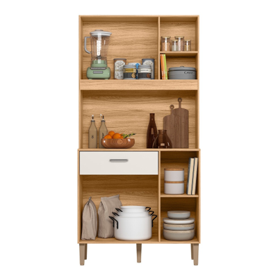 KIT COZINHA 4PTS 1GAV ERVA DOCE 90CM FRJ/OFF WHITE COD 324.026