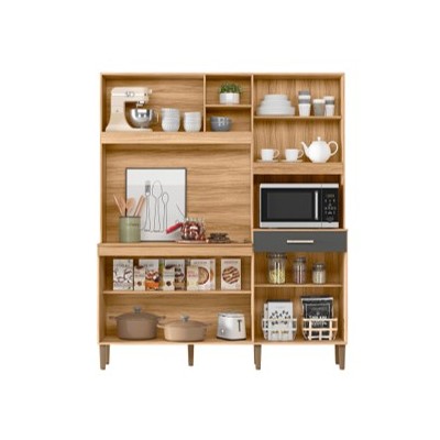 KIT COZINHA 7PTS 1GAV YARA 160CM YPE FENDI/RIPAD COD 324.031 