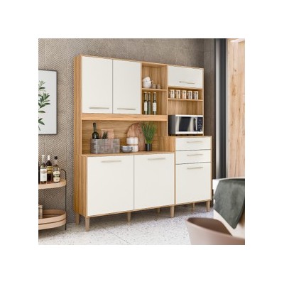 KIT COZINHA 6PTS 2GAV SALSA 180CM FRJ/OFF WHITE COD 324.033 KIT COZINHA 6PTS 2GAV SALSA 180CM FRJ/OFF WHITE COD 324.033