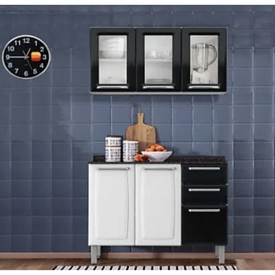 Armário de Cozinha Modulada Itatiaia Luce 6 Portas Cod 288.185,288.186 Armário de Cozinha Modulada Itatiaia Luce 6 Portas Cod 288.185,288.186