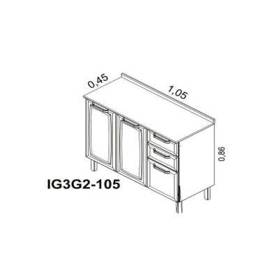 Armário de Cozinha Modulada Itatiaia Luce 6 Portas Cod 288.185,288.186 Armário de Cozinha Modulada Itatiaia Luce 6 Portas Cod 288.185,288.186