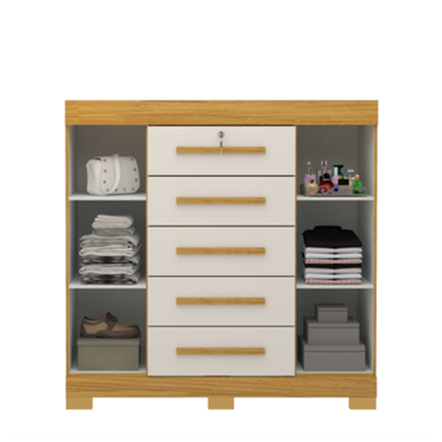 COMODA 5GAV C/SAPATEIRA DIANA BRANCA COD 641.011
