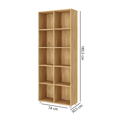 ESTANTE CARACOL 10 NICHOS MEL 74X185X30CM COD 657.032 ESTANTE CARACOL 10 NICHOS MEL 74X185X30CM COD 657.032